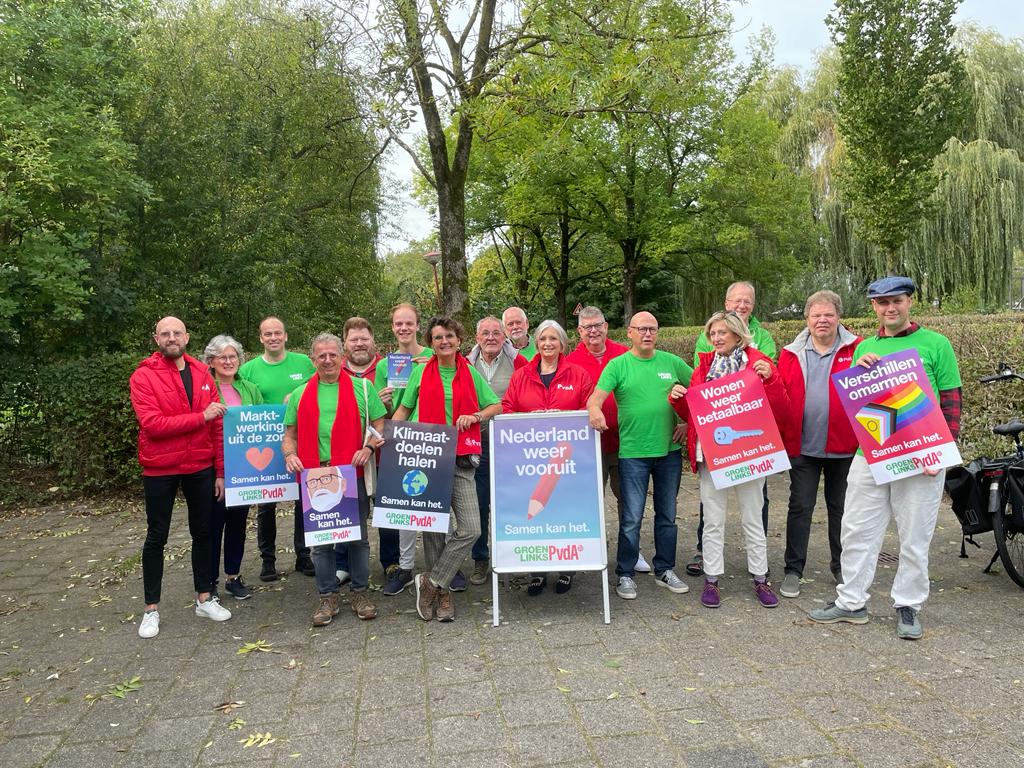 De kop is eraf! Samen met <a href="/PvdANieuwegein/">PvdA Nieuwegein</a> zijn we de wijk #Batau ingetrokken: in gesprek met inwoners. #samenkanhet #GroenLinksPvdA