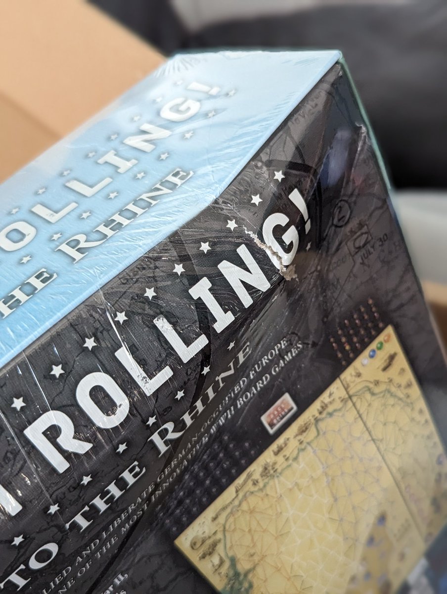 WeloiAvala's tweet photo. @___PHALANX Hi Phalanx. Recently received my KS copy of Keep on Rolling in the UK, and it arrived damaged - packaging and game box. Tried emailing via website contact but no response. Hoping for a replacement copy. https://t.co/RHJi9SrQfB