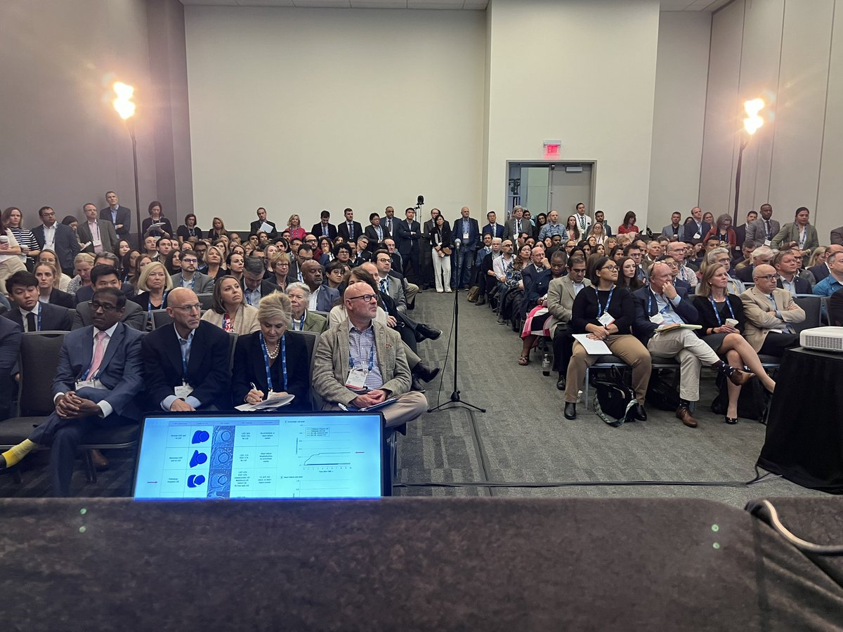 The #sarcoidosis session at #HFSA2023 this morning was truly fantastic. Great talks, tons of energy in the room, and absolutely packed! A discipline on the verge of exploding? 🧨 We’ll need a bigger room next year, @HFSA! 😉 @ChonyAlbertMD @sanjaydivakaran @ngilotraMD