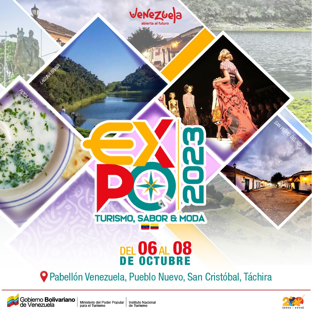 Vive la experiencia de la moda, la cultura y el turismo en este grandioso evento en #SanCristóbal 

#VenATáchira 

@nicolasmaduro 
<a href="/delcyrodriguezv/">Delcy Rodríguez</a> 
@luchaalmada15
@alipadronven
@asdrubalrincones
@minturvzla 
<a href="/inaturvzla/">Instituto Nacional del Turismo</a>
<a href="/germilsayago_/">Germil Sayago</a>

#VenAVenezuela
#VenezuelaAbiertaAlFuturo