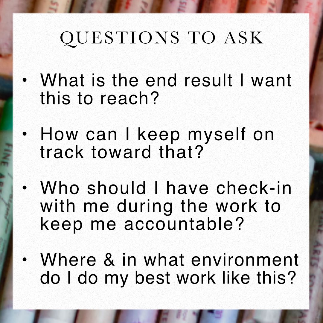 theneededbreak's tweet photo. Getting “better” at what you do…

Success must be defined before we can consistently achieve anything. Ask yourself to reflect and update that definition for each project or piece as you need to.

Photo Credit: kelly-sikkema-5yja8cRFy50-unsplash https://t.co/V7HbynovkY