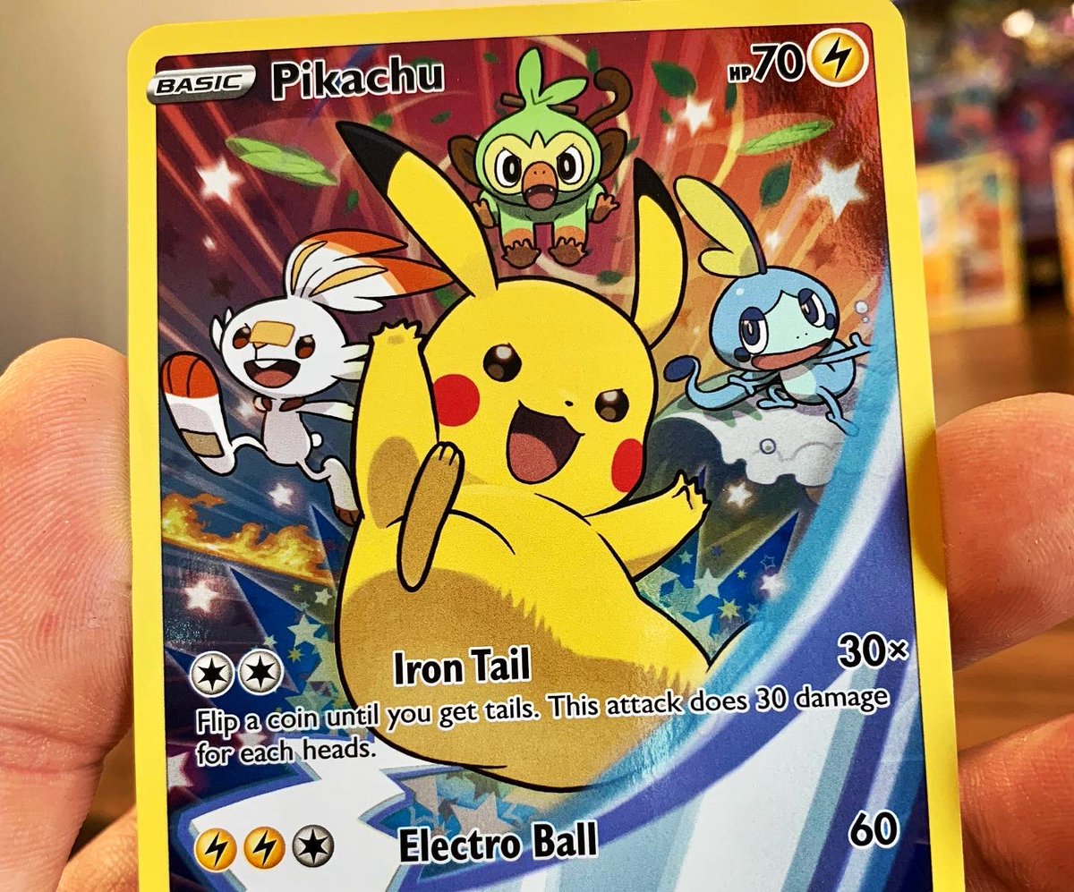 TCG_Family_2020's tweet image. 🕵🏻‍♂️ Product #Review!

🔎  Sword &amp;amp; Shield Figure Collection (2020)
💵 $119.99 CAD
📍 @hobbiesville 
🃏 Packs = #CosmicEclipse, #BurningShadows, 2x #RebelClash
💰 Price Per Pack = $29.75

🤷‍♂️ Buy or Pass? This 3 year old box was a BUY for us because of the gorgeous Pikachu promo card…