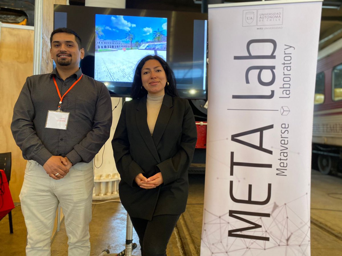 DIT_UAutonoma's tweet photo. Hoy nuestra coordinadora de desarrollo tecnológico @_belenpizarrov junto a nuestro #metalab estuvieron presentes en festival de las ciencias, celebrado en el museo ferroviario Pablo Neruda https://t.co/1oRnLomd6F