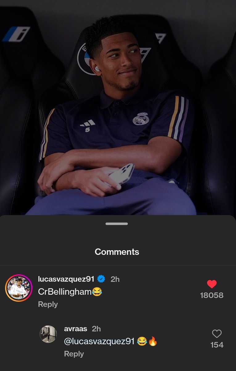 siddharth25697's tweet photo. This comment>>>>
#Jude #bellingham #CR7𓃵 #RealMadridOsasuna https://t.co/u39pi0mK5o
