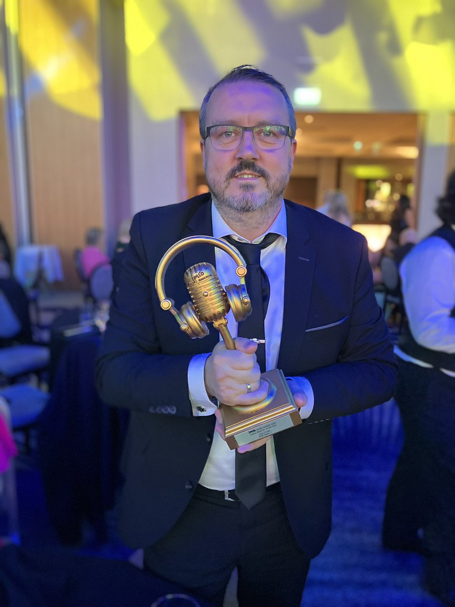 johncookeradio's tweet photo. Great night at the #IMRO23 Awards @LyrathEstate Kilkenny- thanks for all the lovely messages. Proud to celebrate Public Service Broadcasting with great colleagues @RTERadio1 https://t.co/Wqk8w3xHed