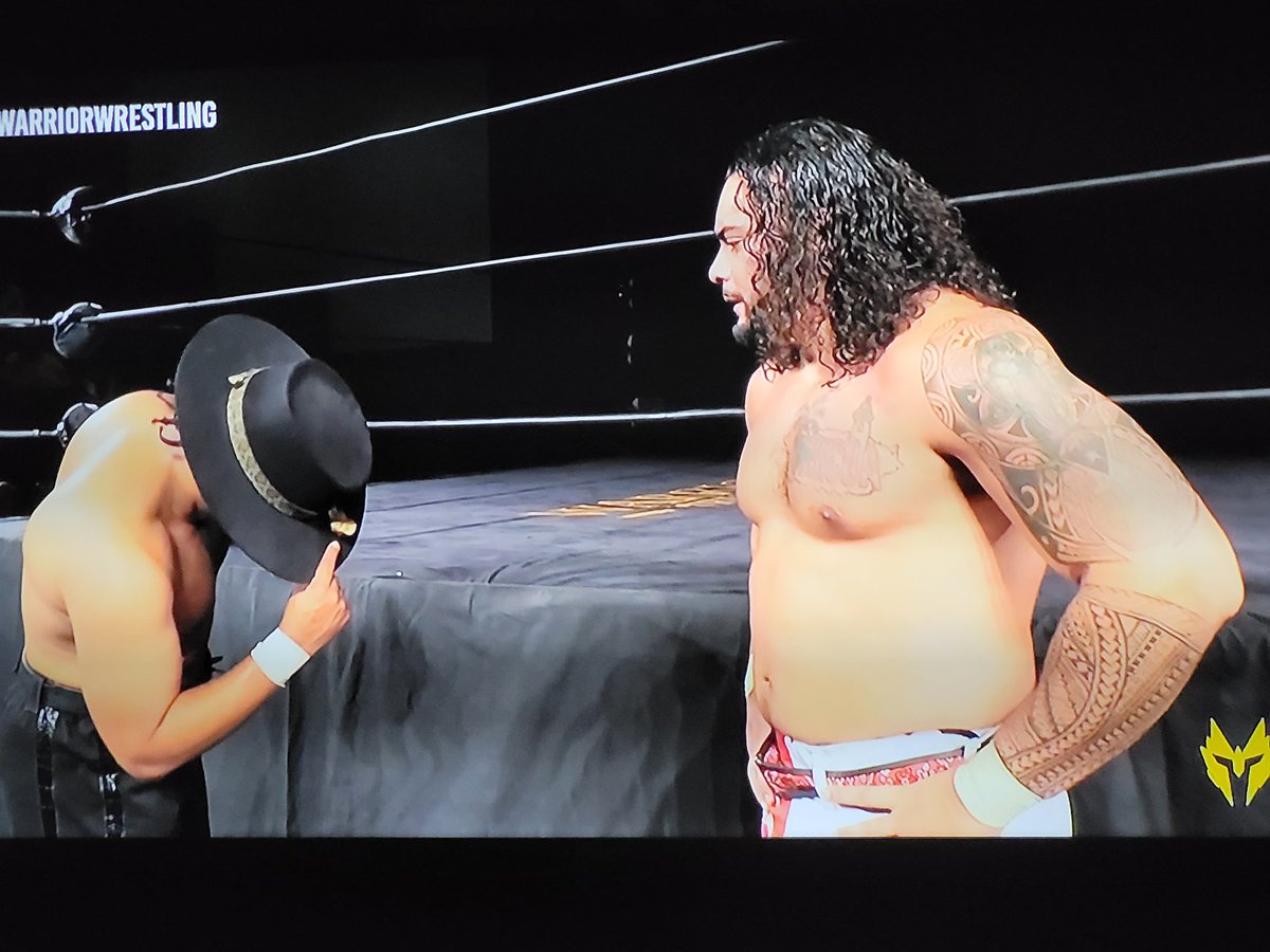 CoreKittyBayBay's tweet photo. Such a GREAT match from @Santana_Proud and @bountykeith at @WarriorWrstlng  31!!! Two absolute beasts, both killed it. Check it out if you already haven't. Now on to Friday the 13th 🇵🇷👑🗽 https://t.co/Do8Q6eT9yo