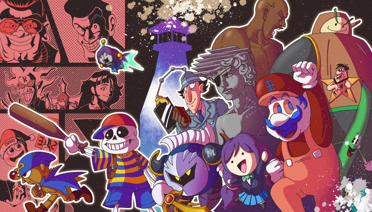 Wyat_ttt's tweet photo. I'm happy to announce my involvement in the latest #siivagunner Fusion Record's Album: RIP²!
I got work on one of the five thumbnails based off beloved kirbtunes thumbnails (This one based off of Kairi Sato's We Bros eXtend cover) https://t.co/qKtj3WHeMf