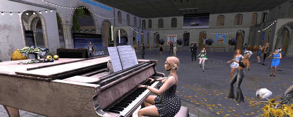 SLCDSnews's tweet photo. TODAY Sat Oct 7 3pm SLT - incomparable Grace Loudon 🌟 returns for 1 hour of wonderful music @ CDS! Don't miss it, join us at Il Magazzino
https://t.co/9WfTZIWZuQ
#cds20b #cdsinsl #slcds #secondlife #SecondLifeMusic #SecondLifeLiveMusic #virtualworld #metaverse #community https://t.co/Tm0YF2cjoU