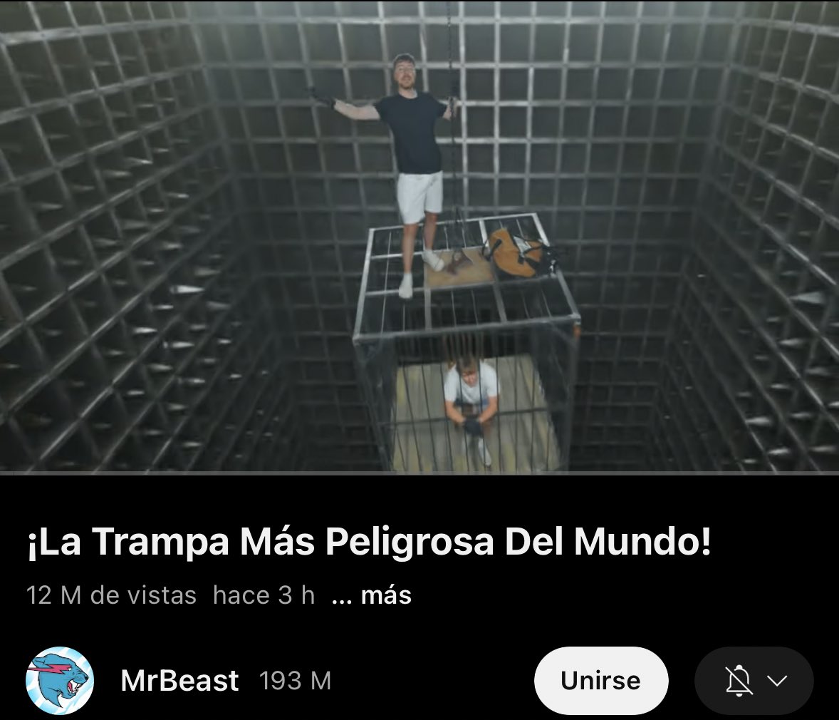 YasserPalomo's tweet photo. En qué momento Mrbeast pasó de ser un viejo bonachón que regala dinero a los necesitados a ser el csm de Saw https://t.co/8kfVO42KEz