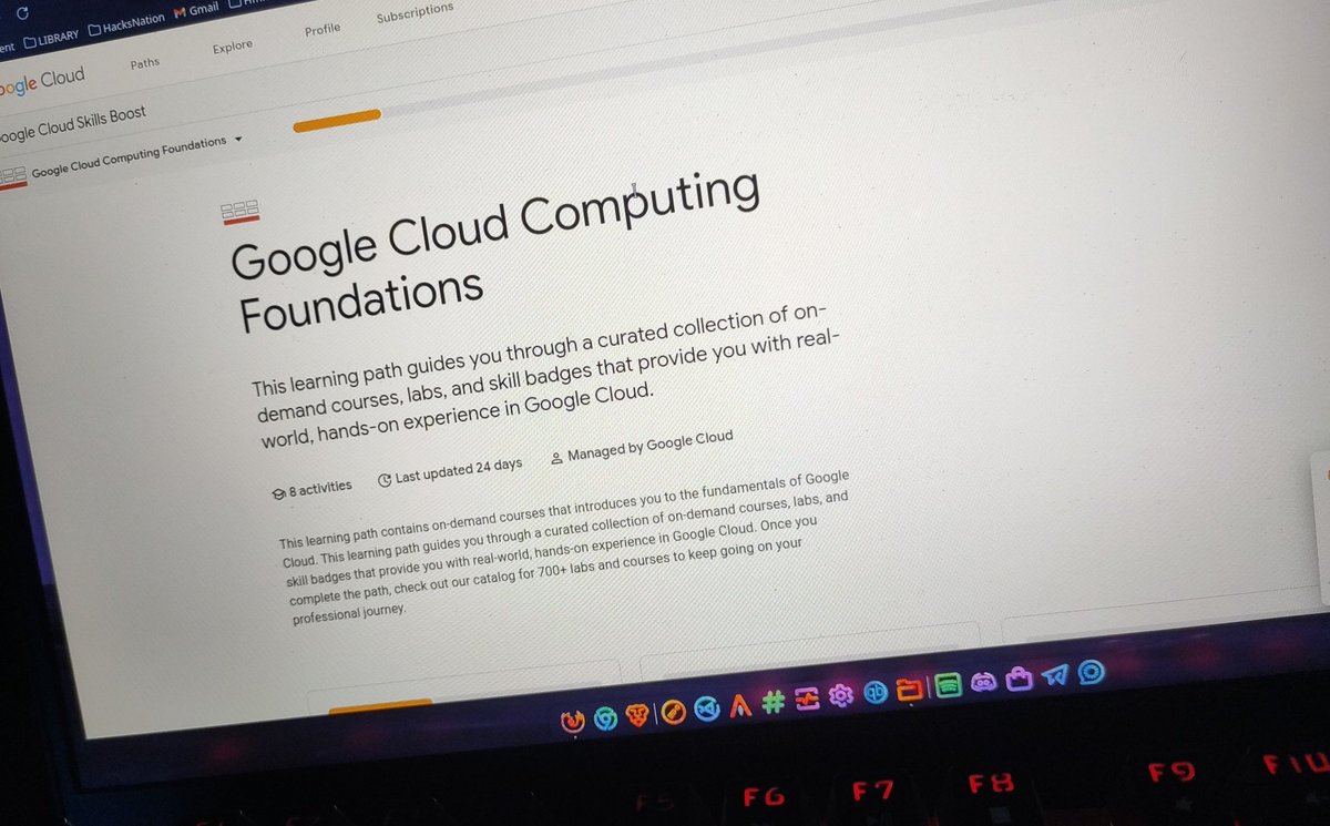 _ravi_y's tweet photo. Embarking on my Cloud computing journey with the Skill Boost program by Google! Grateful to @dsckiet for this opportunity, and a big shoutout to our facilitator @GauravJiSri for leading the way. Time to explore the cloud's endless possibilities! ☁️ #GoogleCloud #CloudComputing https://t.co/8T7rJb2cWO
