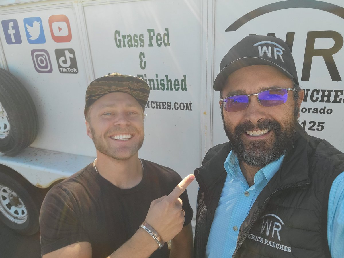 Shook alot of hands today. My customers are the very best of the best! #KnowYourRancher #GrassfedANDFinished <a href="/beefinitiative/">Beef Initiative🇺🇸🇸🇻Beef.com</a>