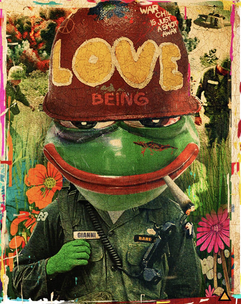 nachonight's tweet photo. Some folks are born made to wave the flag.✌️
THE SOLDIER
LE 1/40
https://t.co/p5S7DJc3AK
#independent #pepe #lovebeing #TheCharacters https://t.co/zUgteJx4sC
