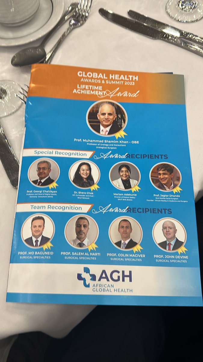 Three OMFS/HN surgeons reviewing global health awards,  that’s a hat trick for the specialty <a href="/BAOMSOfficial/">BAOMS</a>