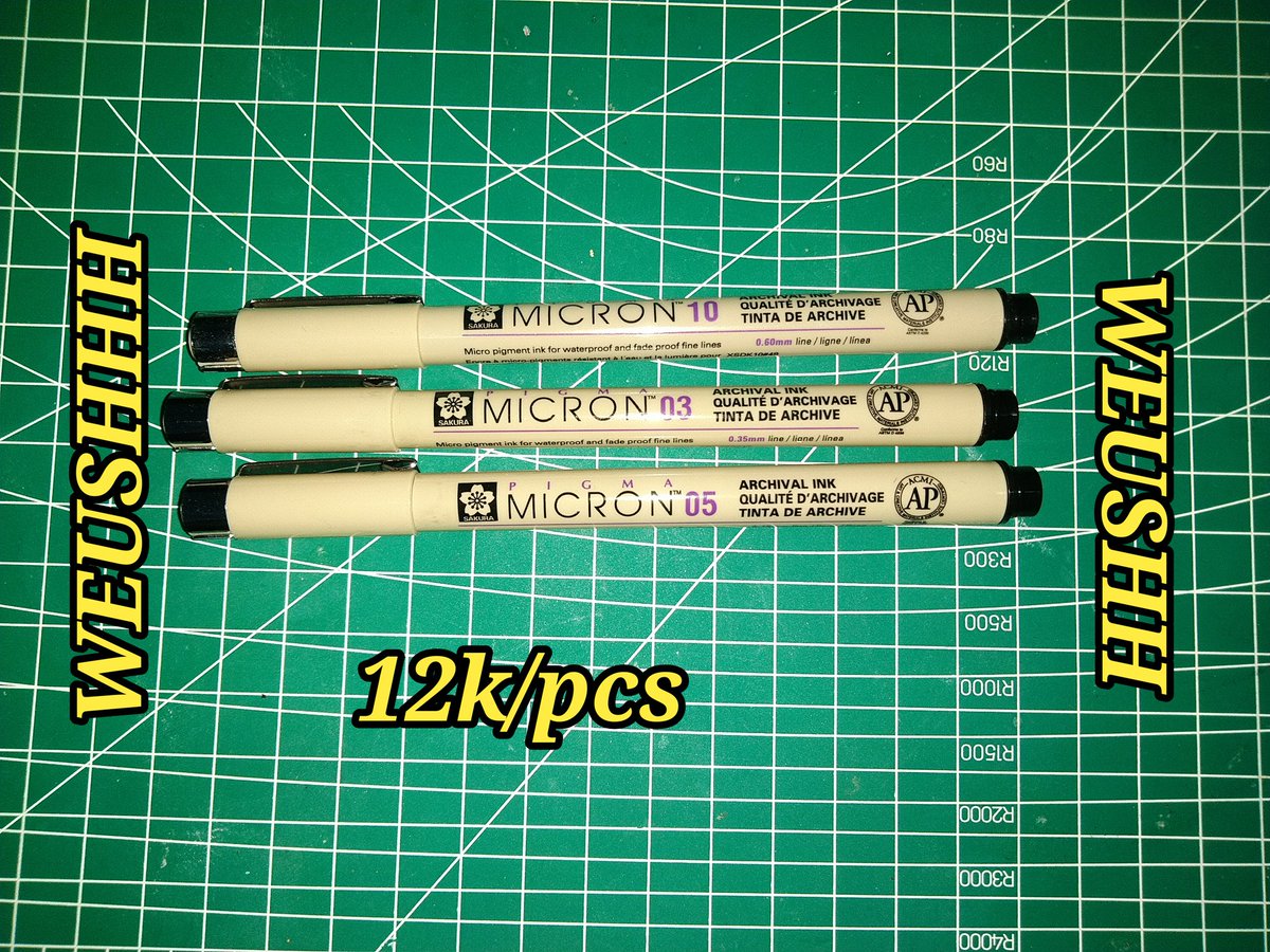 kweushhh's tweet photo. WTS WTS WTS

✨Price on Pict✨
• Drawing Pen Sakura
• Water Color Deli
• Sharpie marker
• Faber Castell Ballpoint pen fineliner clip

🍊Freeong
📍Jaktim

DM aja untuk bertanya https://t.co/xL9cFsmapi