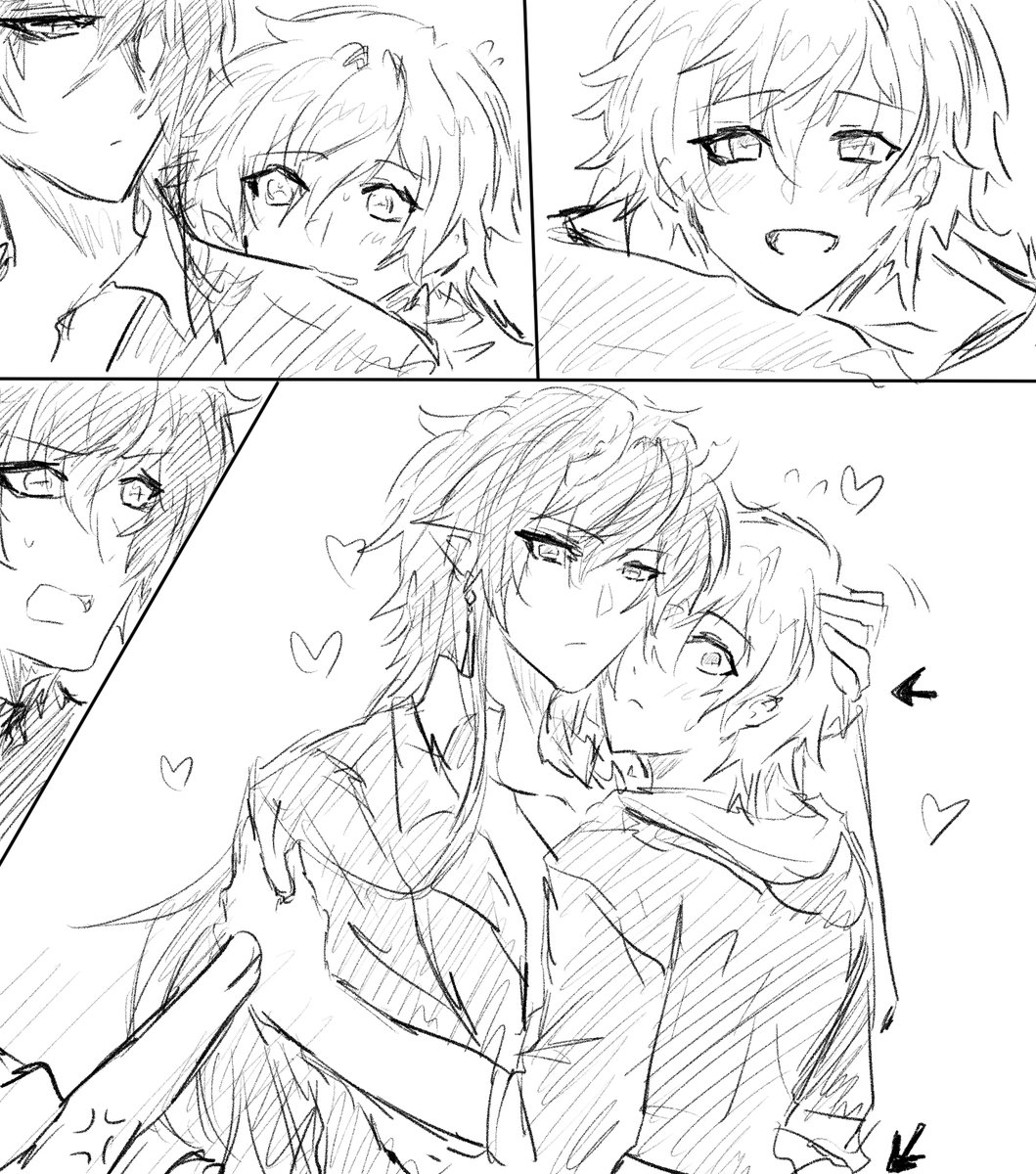 Oops... mistake hug greeting 😳💕💕
Papa DanFeng--- 🥺💕
#fengcae #caelus #danfeng