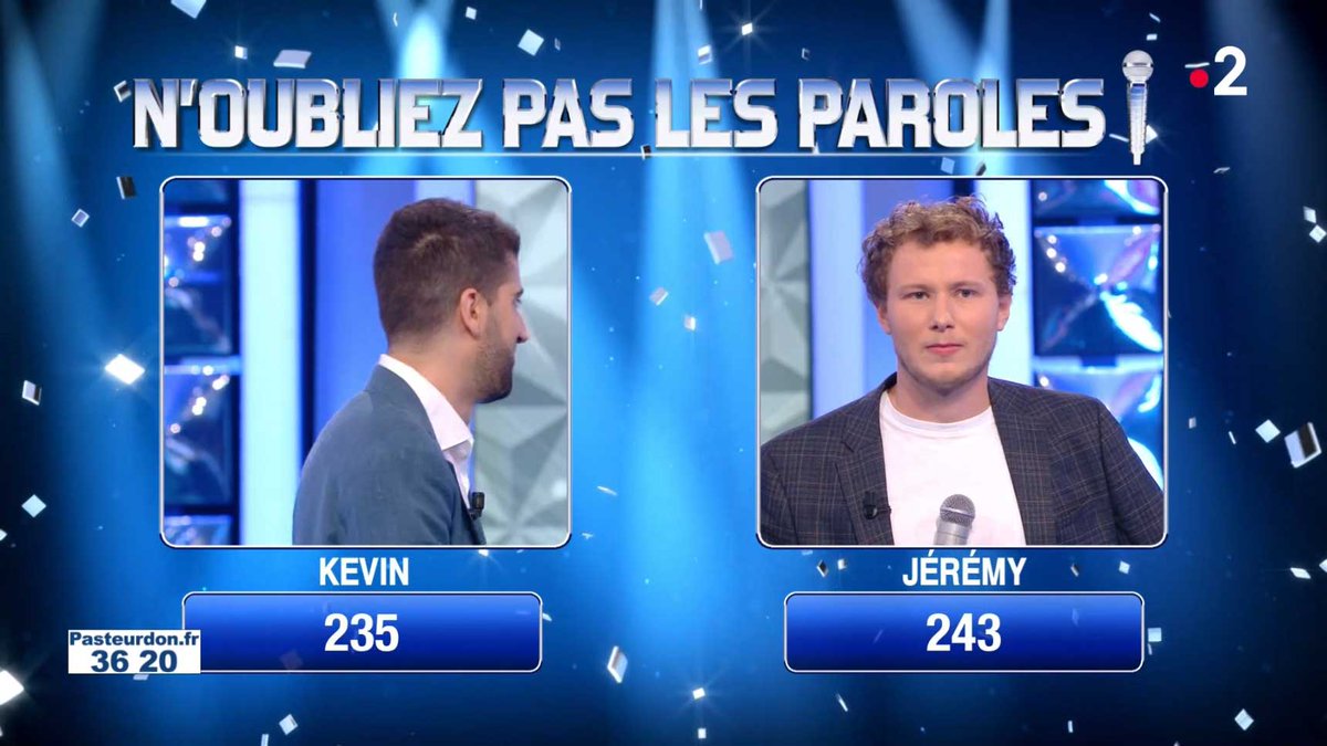 titi1960's tweet photo. #Fin du match  retour du 1/2 finale des #Masters23 de #Noplp de @nagui du 06/10/23  
 - #Kevin Vs #Jeremy 
#Jérémy gagne la première manche
@kevinNOPLP gagne la deuxième manche avec 31 000 € dans sa cagnotte
Au cumul des points c'est #Jérémy qui va en finale https://t.co/lccnnhWdJL