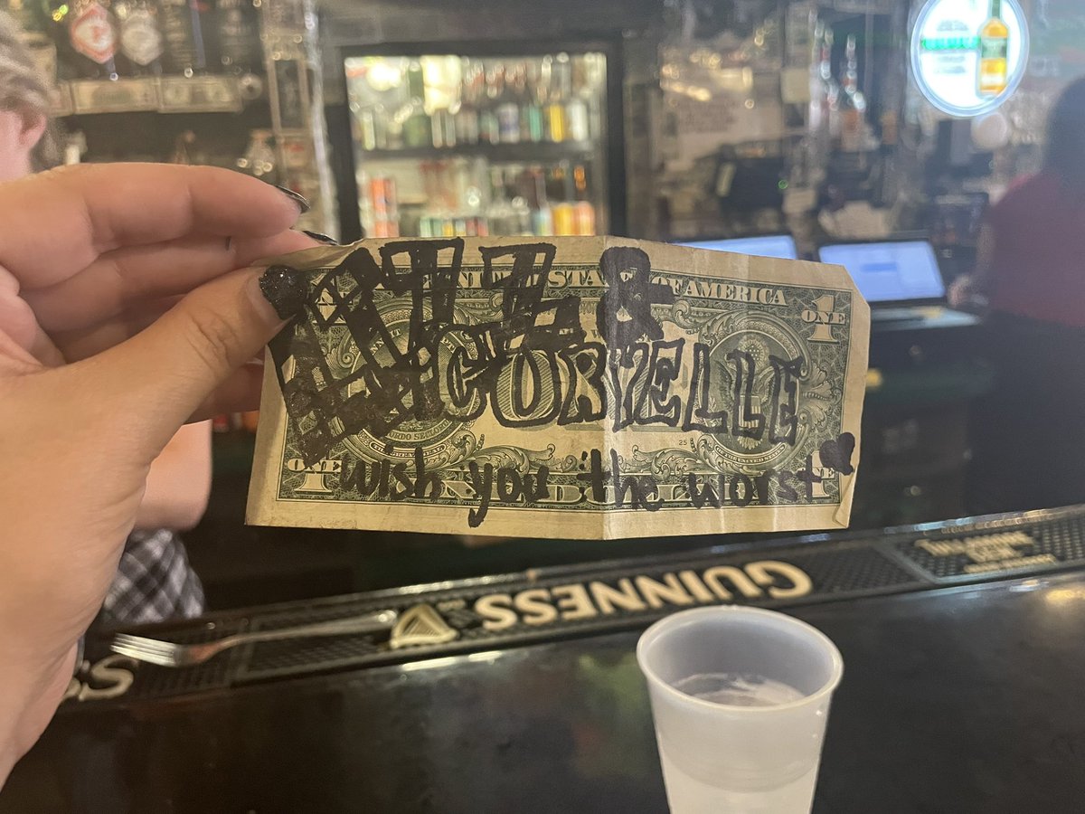 CoryelleThomas's tweet photo. @LizzFree_OrDie also this reminds me: Justin and I stopped to create to some art on the way to our cars last weekend 

this is conveniently placed by the bathrooms https://t.co/g4lKmLGJqH
