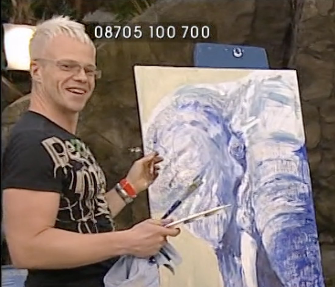 Mark’s and his elephant painting taken from BBC’s Saving Planet Earth Live (2007) ❤️

#MarkSpeight #Tribute #MarkSpeightTribute #ChildrensBBC #SMart #CBBCPresenter #RestinPeace #15Years