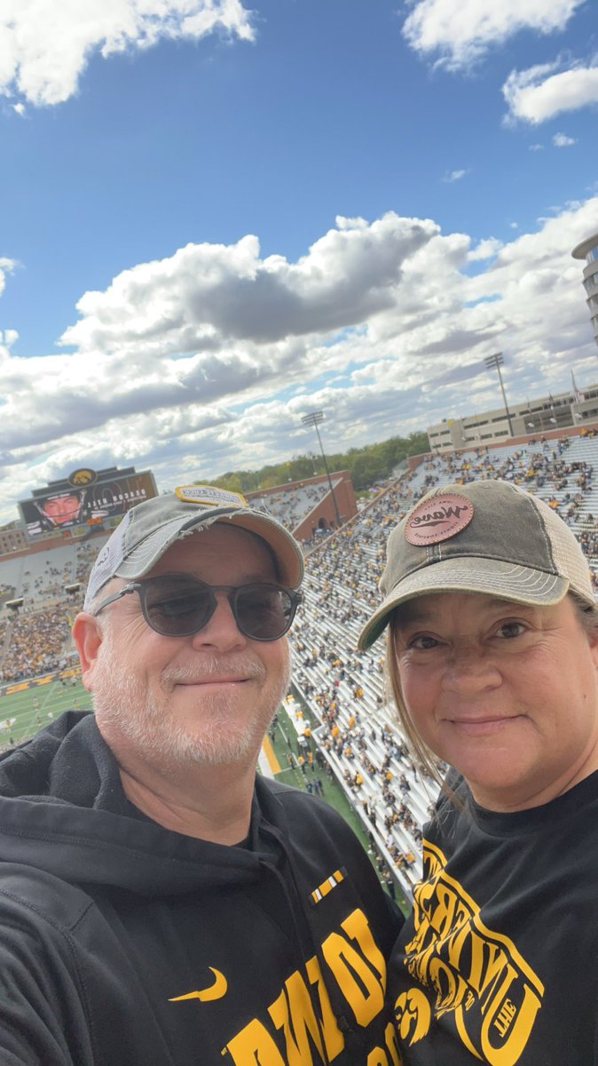 Cnsstockstacy's tweet photo. North end zone is ready. #FightforIowa https://t.co/rAUn54mkj1