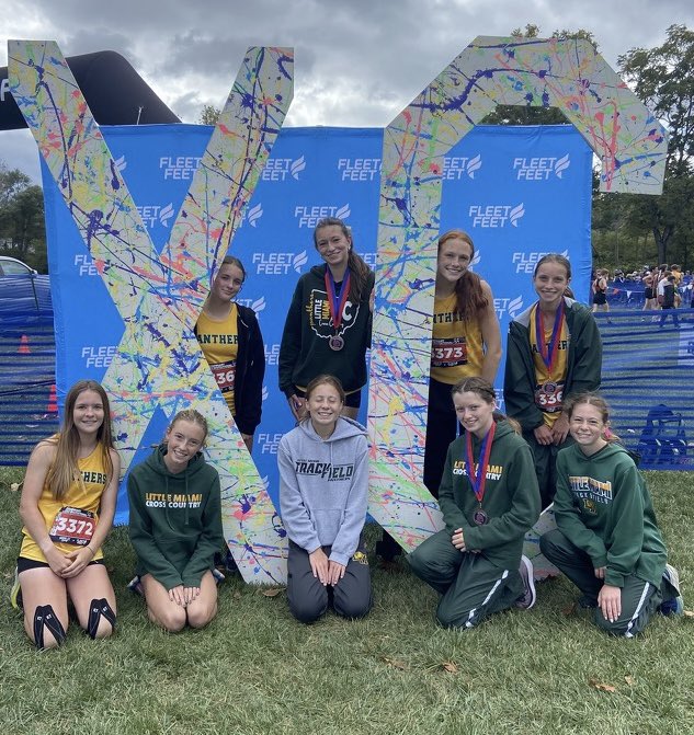 CoachLbrant's tweet photo. It’s amazing what a team can do when they want to get back for  @LM_Schools homecoming!🤣

Best team meet averages in @LM_Athletics CC history with lots of Individual PR’s and Season Bests at Thomas Worthington today!🏅

💚Pride in the Panther CC Pack💚 https://t.co/TLmxuKcysW