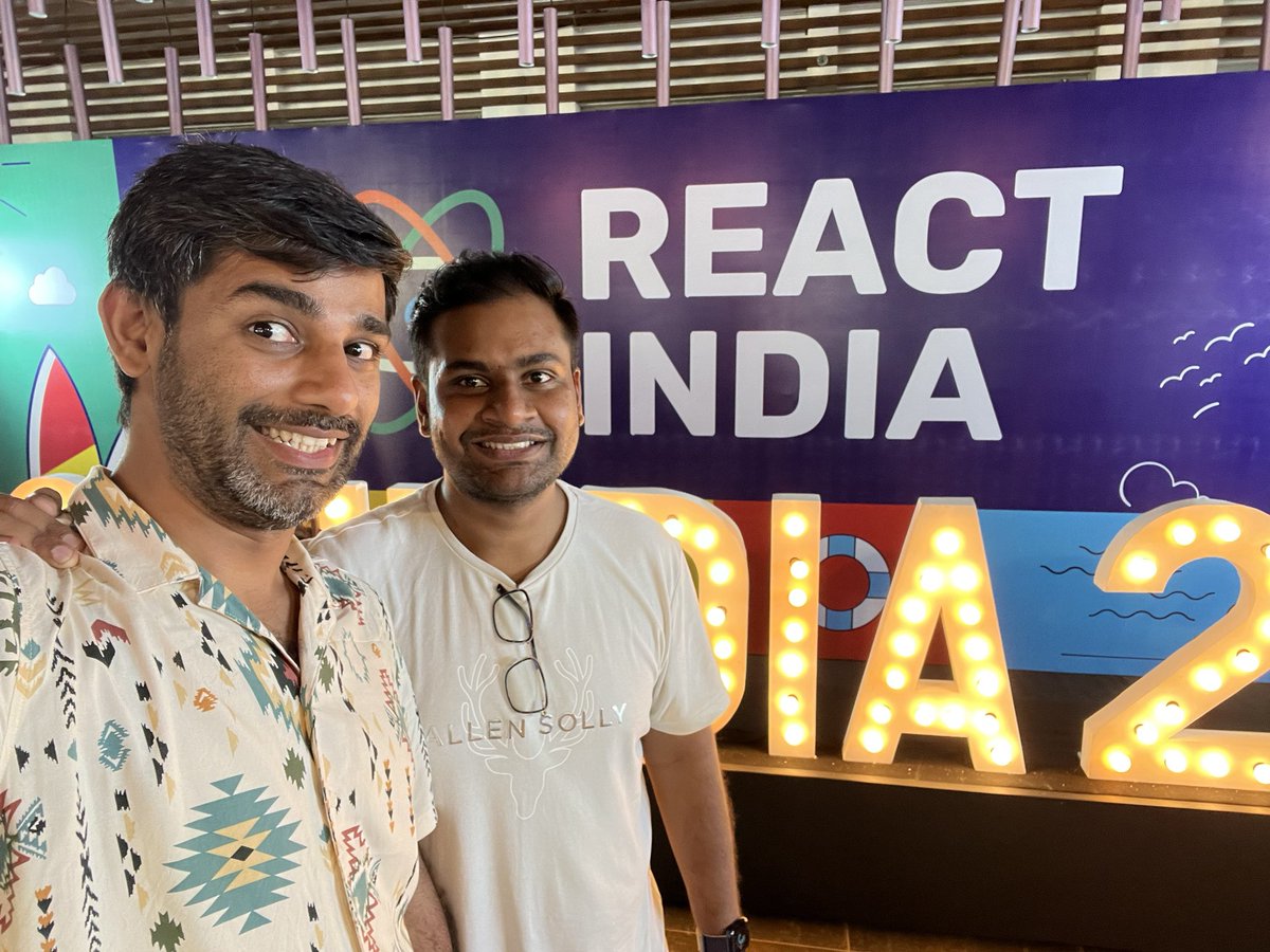 _mdsadiq's tweet photo. It was fun filled, energy packed and informative weekend with @react_india conf. Amazing connections . Wouldn’t have been great without these guy as well. https://t.co/RrisZbZGNh