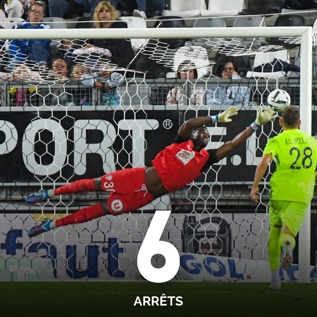 IncroyableSCO's tweet photo. 🔝🧤 - Pas de clean-sheet ce soir pour Yahia Fofana, mais une prestation de haute volée pour le portier d’Angers SCO :
▪️ 6 arrêts
▫️ Dont 4 dans sa surface
#ASCSCO https://t.co/5hB9LrIKLT