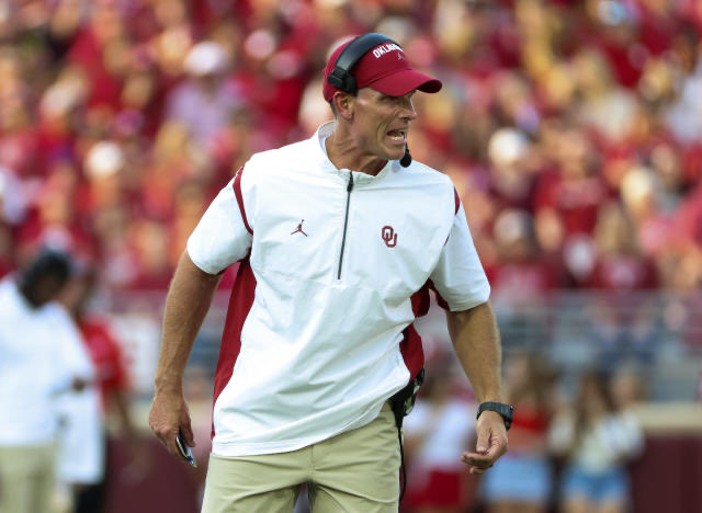 THE OKLAHOMA SOONERS HAVE WON THE RED RIVER SHOOTOUT

Sooners 34, Longhorns 30