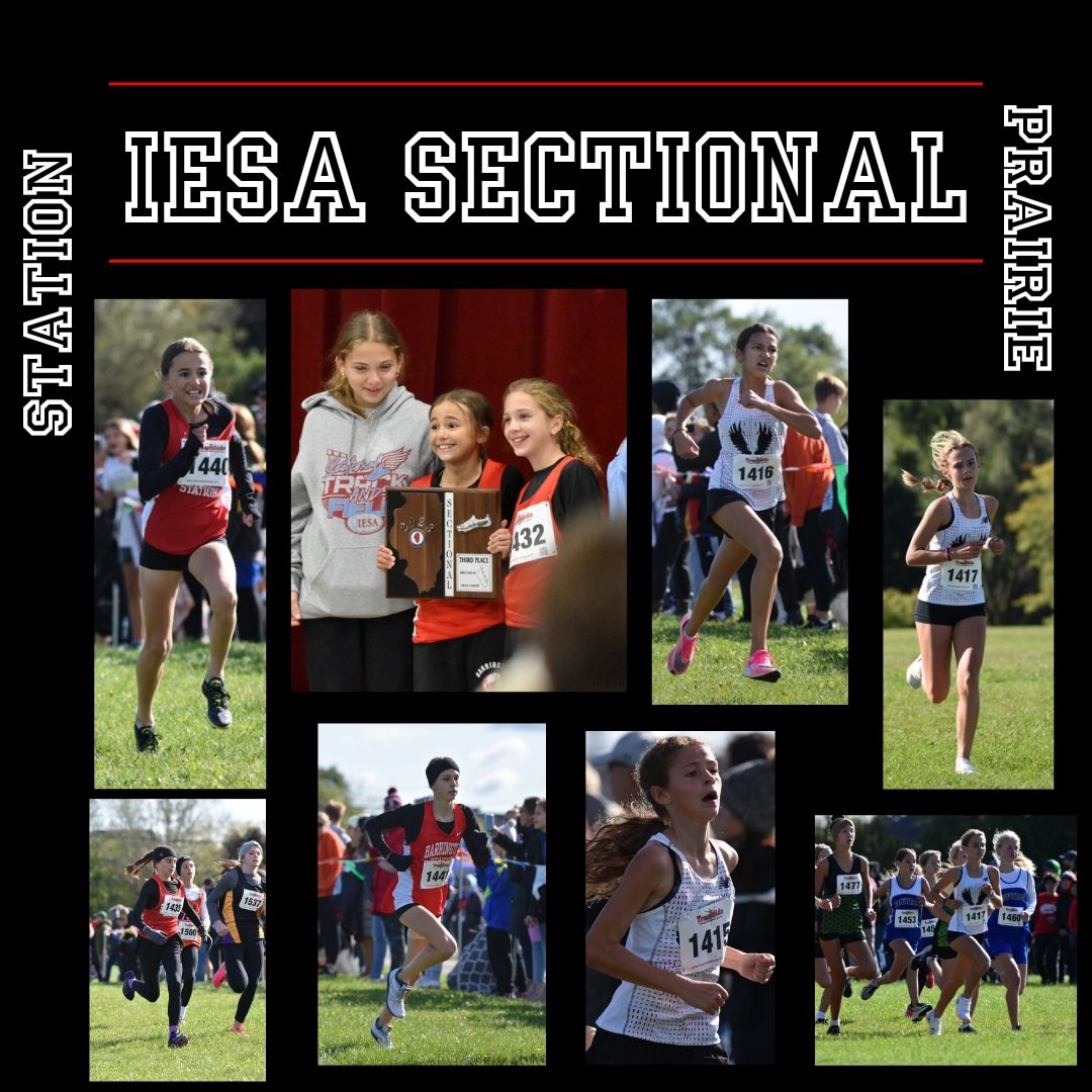 BHSGirlsTrackXC's tweet photo. Congratulations to both Barrington middle school girls xc teams - qualifying today for IESA State finals! #FutureFillies. Let’s go! @StationMS220 @PXctf @MrChrisRohde @MrBartlettBSD https://t.co/HsvQDHe5Tw