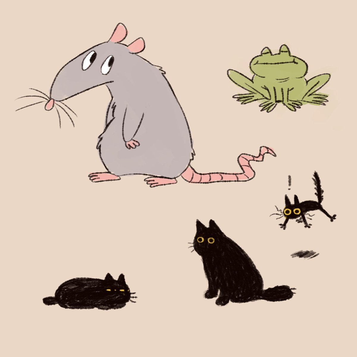 i think making more silly little doodles would do me good