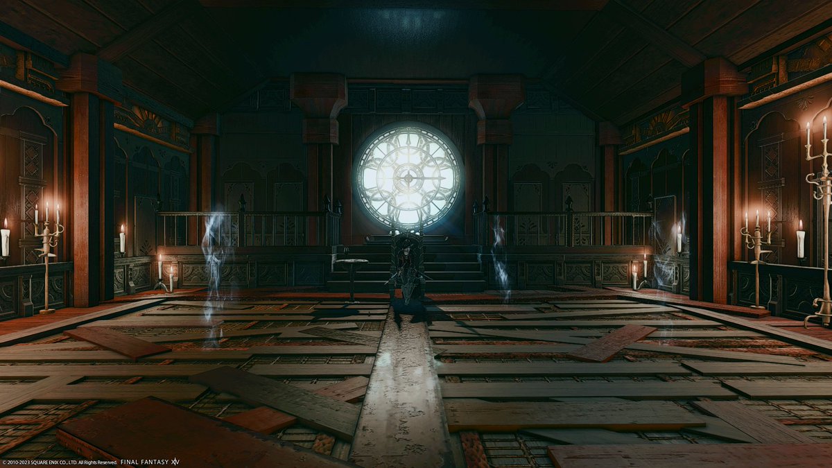 A corpse... should be left well alone. 【The Clockwork Tower】【L】【Crystal, Mateus. The Mist, W27P32】
A couple years ago I created this build, and now, I bring an updated version. 
#FF14ハウジング #FF14Housing #FF14 #HousingEden #ffxivhousing #Bloodborne