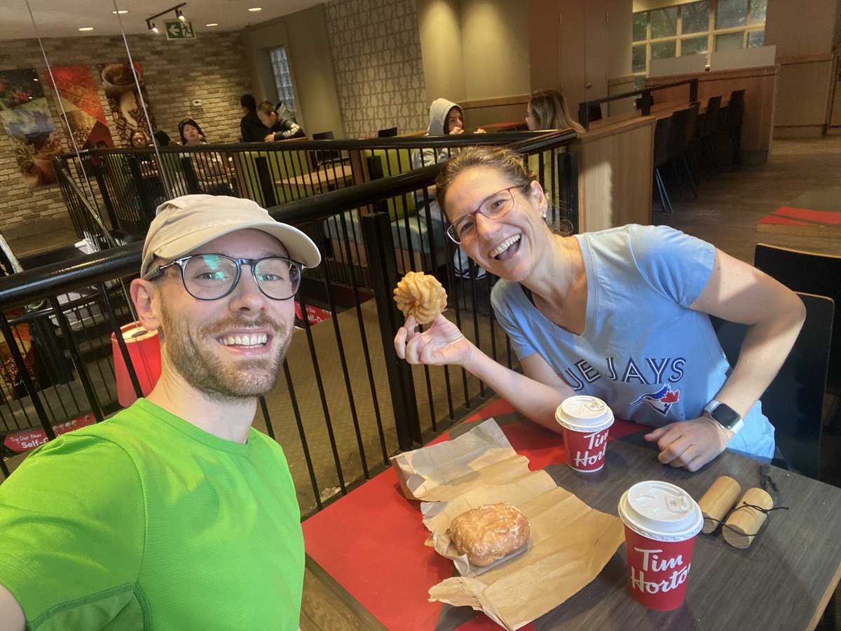 Marta Farrero (@martafarrero) on Twitter photo What could be more Torontonian than a training run to prepare for Toronto’s half marathon, on a Blue Jay’s T-shirt, finishing with carbs from Tim Horton? Having fun with <a href="/Jjrod08/">Juan José Rodríguez</a>
Great complement for an outstanding ACHD training with <a href="/ralogon/">Rafa Alonso</a> and the <a href="/UHN/">University Health Network</a> team at Peter Munk. What could be more Torontonian than a training run to prepare for Toronto’s half marathon, on a Blue Jay’s T-shirt, finishing with carbs from Tim Horton? Having fun with <a href="/Jjrod08/">Juan José Rodríguez</a>
Great complement for an outstanding ACHD training with <a href="/ralogon/">Rafa Alonso</a> and the <a href="/UHN/">University Health Network</a> team at Peter Munk.