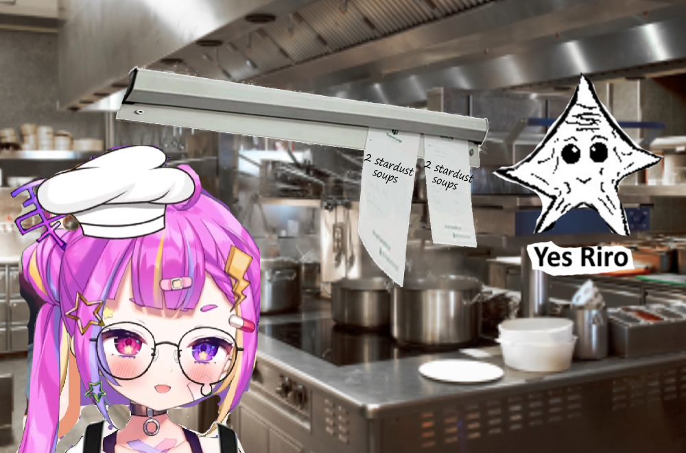 MikeZee__'s tweet photo. Come on stardust! we still need 2 more soups for the table 7
#hilarirous #RiroRon https://t.co/BzQI8aUSJQ