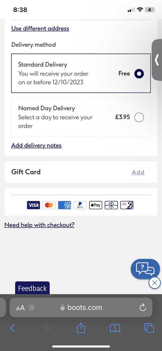 VickiSelfridge's tweet photo. @BootsUK When I click to pay with points nothing loads and I can’t checkout am I doing something wrong https://t.co/6fklCBrcsm