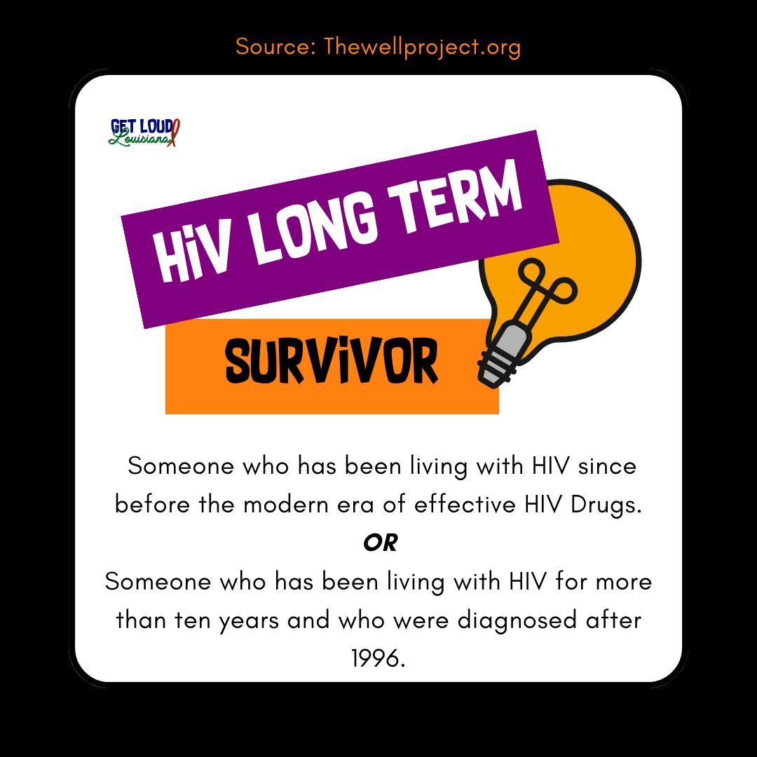 GetLoudLA's tweet photo. What is an HIV long-term survivor?
.#HIV #HIVandaging #LTS #HIVlts #longtermsurvivor #HIVlongtermsurvivors #reunionproject #UequalsU #TRP #hivadvocate https://t.co/ub9a1oqkFr