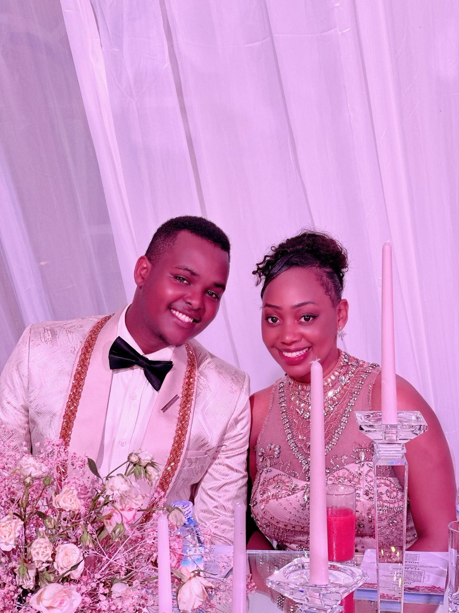 Mr & Mrs Mugume witnessed Robert Kayanja Junior and Marlena get married. We wish them all the best in their union. Marriage is a very beautiful thing. 

It’s a @NARVYSUEATELIER suit.