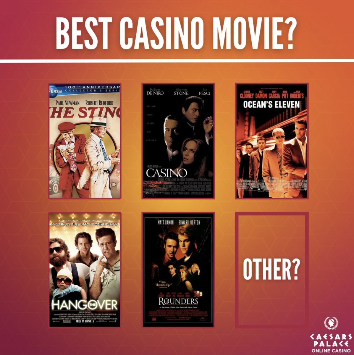 What is the best casino movie of all time?