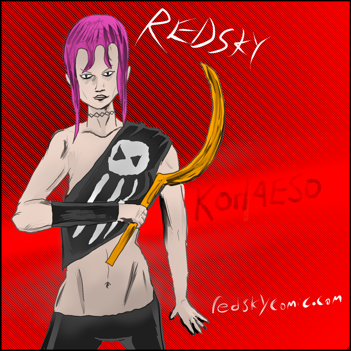 Red Sky is drawn in front of a live studio audience.

Not really, but could you imagine?

#imagination #comics #art #red #sky #redsky #colors #digitalart #freecomics #webcomic #skull