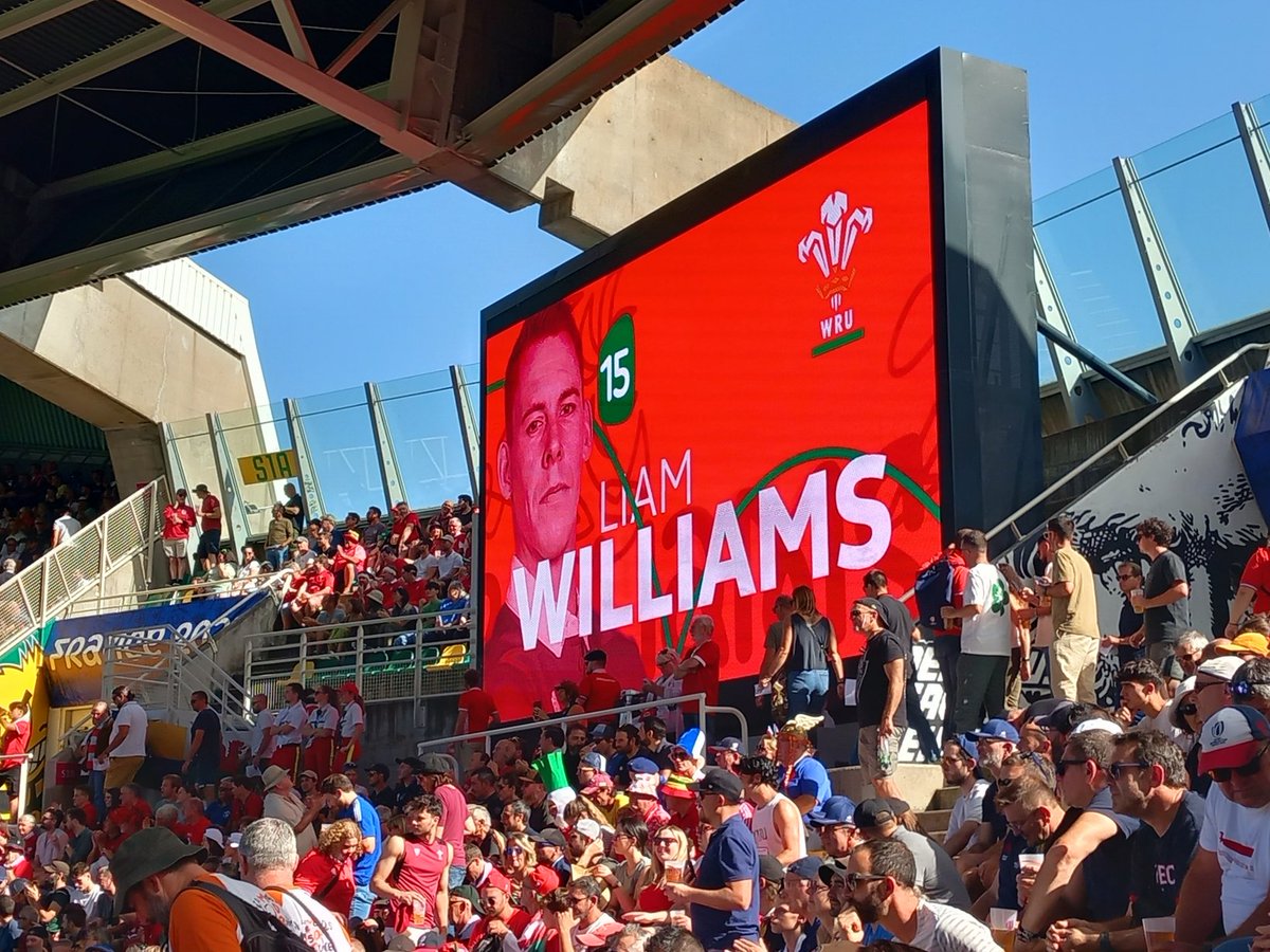 GauthierBouchet's tweet photo. À Nantes, stade de la Beaujoire, pour le match Pays de Galles-Géorgie de la Coupe du monde de rugby. 43-19 !
#RWC2023 #WALvGEO https://t.co/i0AHLfOPxS