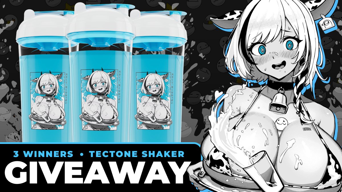 Tectone's tweet image. WE'RE DOING A GIVEAWAY FOR MY GAMERSUPPS CUP RELEASING SOON! 😳

HOW TO ENTER: 😏
FOLLOW ME: 🥰
LIKE THIS TWEET: 😇

💀THERE WILL BE 3 WINNERS! MY CUP LAUNCHES OCTOBER 12TH 2PM CST! 💀

MY CUP IS THE BEST CUP EVER RELEASED IN HISTORY. 🥛🐮