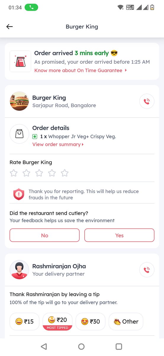 percussionswala's tweet photo. Order not delivered and there is no active customer support. The delivery person is not picking the call. He has marked the order delivered.
What about my money?
@zomatocare https://t.co/Lim47iukjm