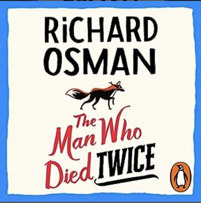 Another enjoyable #murdermystery #themanwhodiedtwice by #richardosman read by #lesleymanville #myeyespreferaudiobooks🎧 #accessiblebooks @bramptonlibrary #cloudlibraryapp