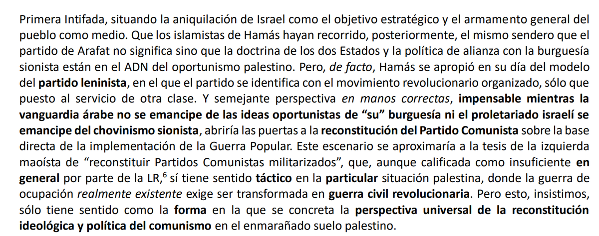 niblaka's tweet photo. Ante los acontecimientos en Palestina, que siempre arrastran a una parte de la vanguardia al apoyo acrítico o a la equidistancia, dejo por aquí lo que el Comité por la Reconstitución (CxR) decía allá por 2020. Útil para ampliar las miras fuera de lugares comunes predominantes. https://t.co/UtNkdmU9jU