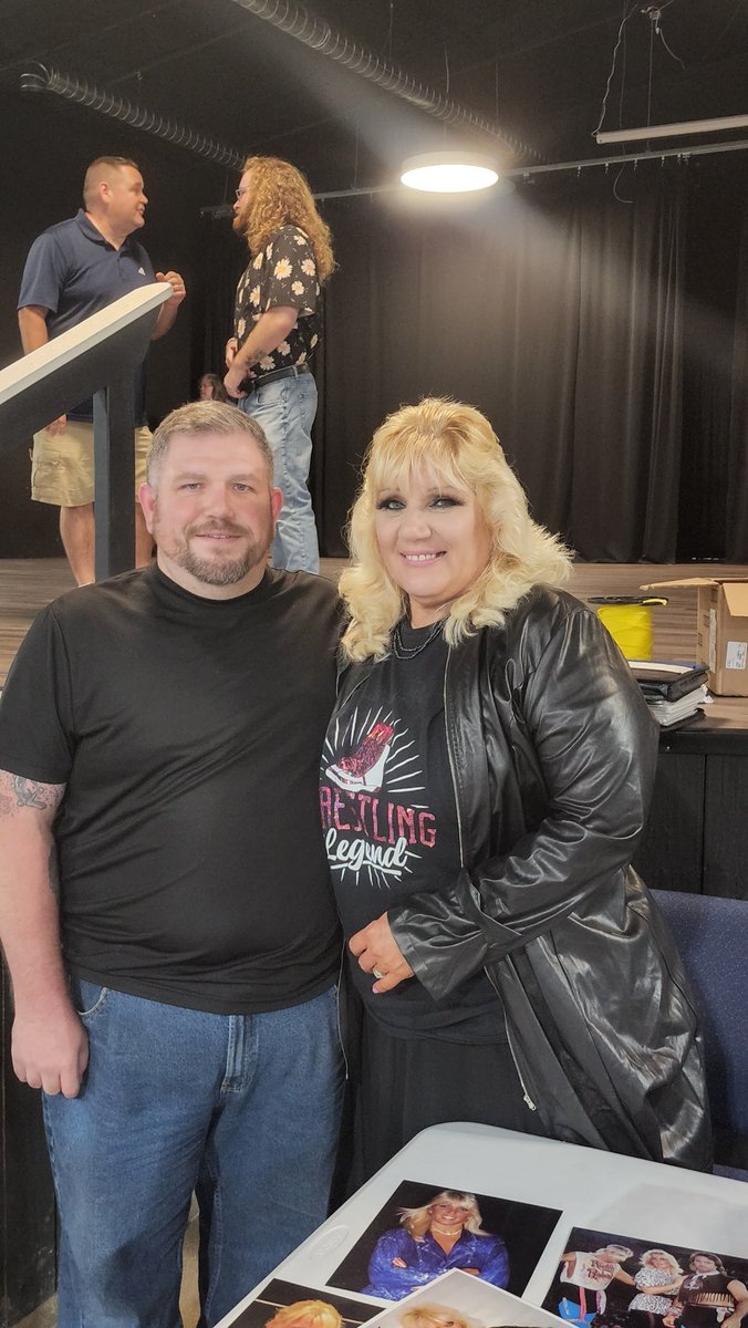 She's still a Perfect 10, so good to finally get to meet my favorite woman in wrestling the legend BabyDoll <a href="/nicklaroberts/">Baby Doll the Perfect 10</a> #81gmb #alookbackwithMike #albwMike #perfect10 #nwa