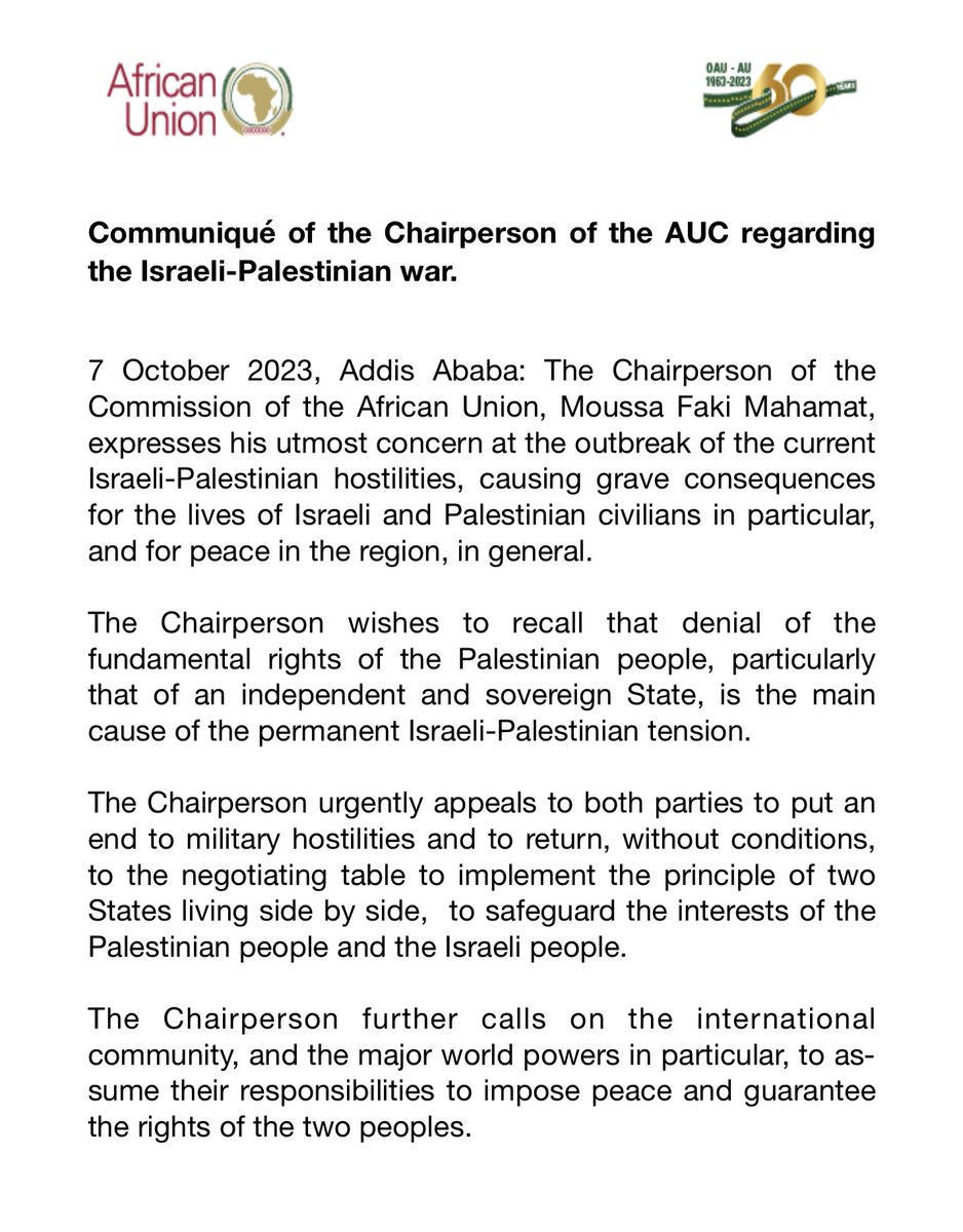 African Union tweet media