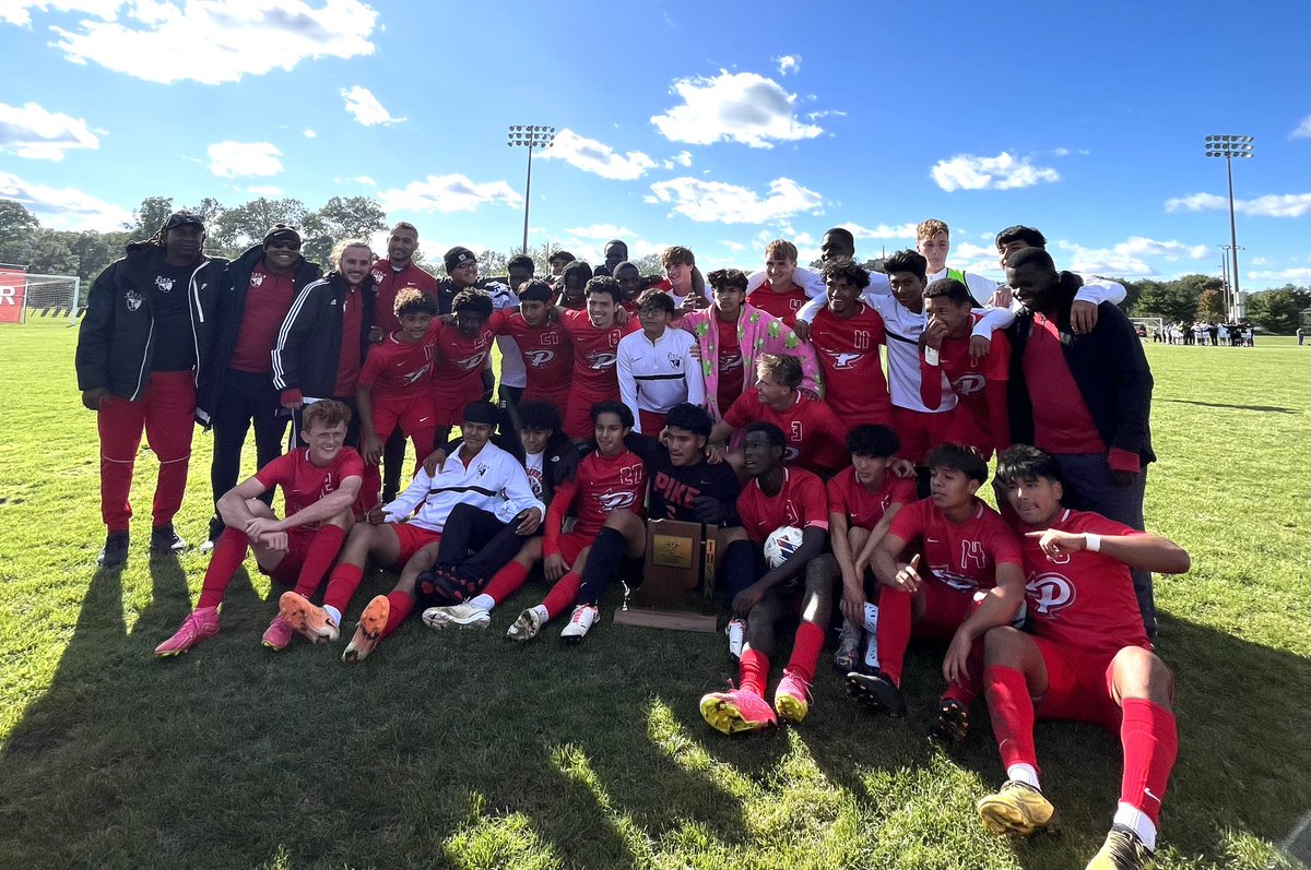 PikeHSAthletics's tweet photo. Sectional Champs! The Red Devils win in OT! #PikeRedDevilsRise https://t.co/xSZVLQVV0I