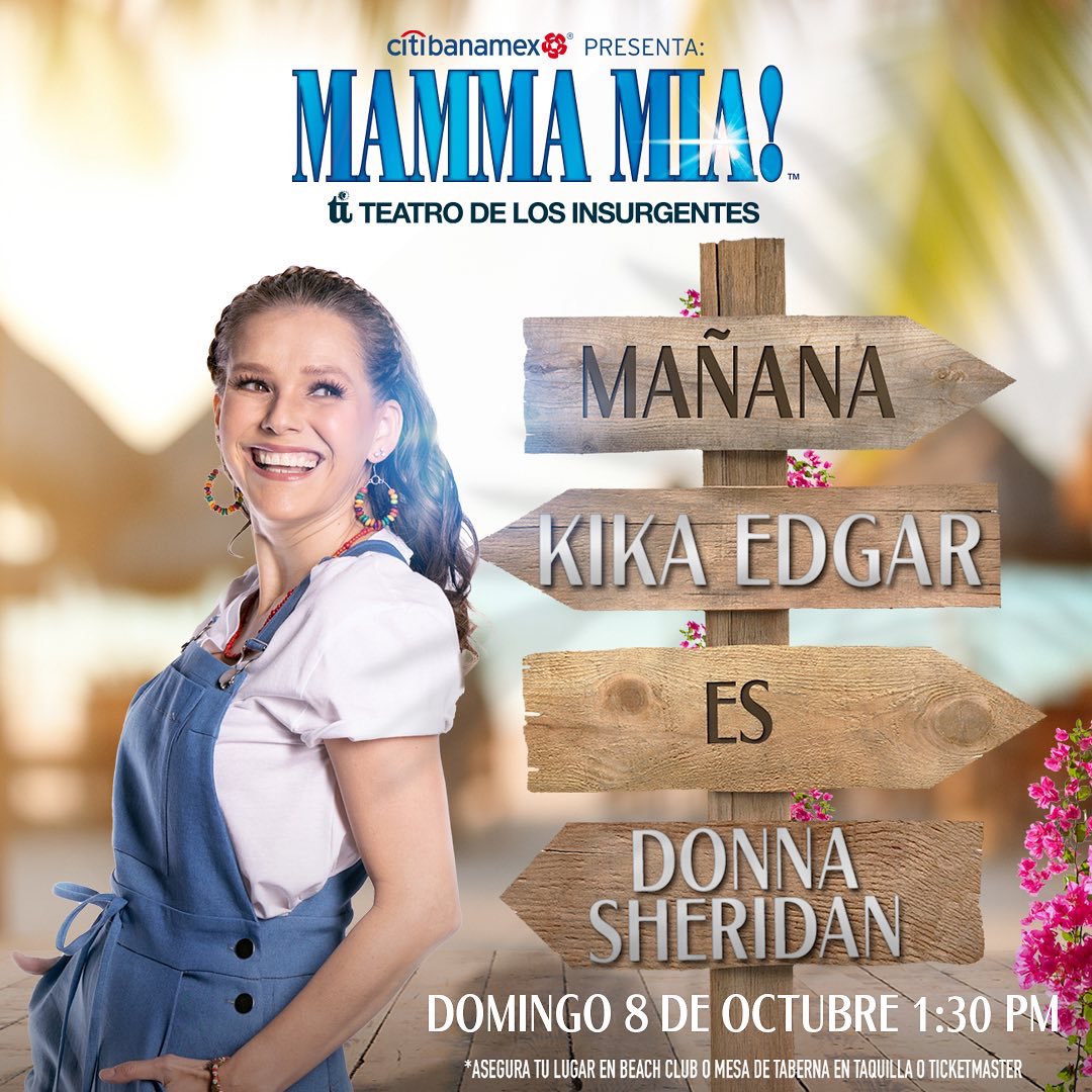 Mañana no se pierdan a Kika a la 1:30 pm en <a href="/MammaMia_Mx/">Mamma Mia! México</a>‼️