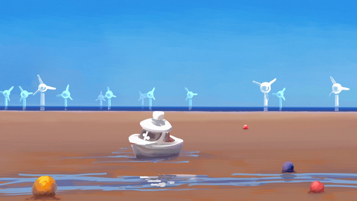 PlaneyBoys's tweet photo. Inktober 7 someone ignored the tide warnings https://t.co/nr56N4HAyC