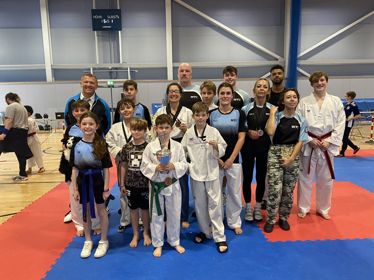 WatersideTKD's tweet photo. Great team effort today and well done to the 25 students who took part in the Southern Championships.
Many, many trophies and medals won but the most important thing was the team spirit was truly fantastic. https://t.co/BkTOICtFr5