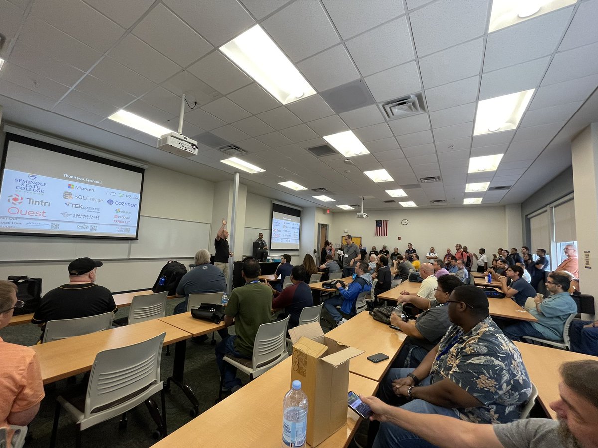 ReviewMyDB's tweet image. Another #sqsatorlando in the books! @sqlsatorlando @sqlsatofficial #sqlsaturday
