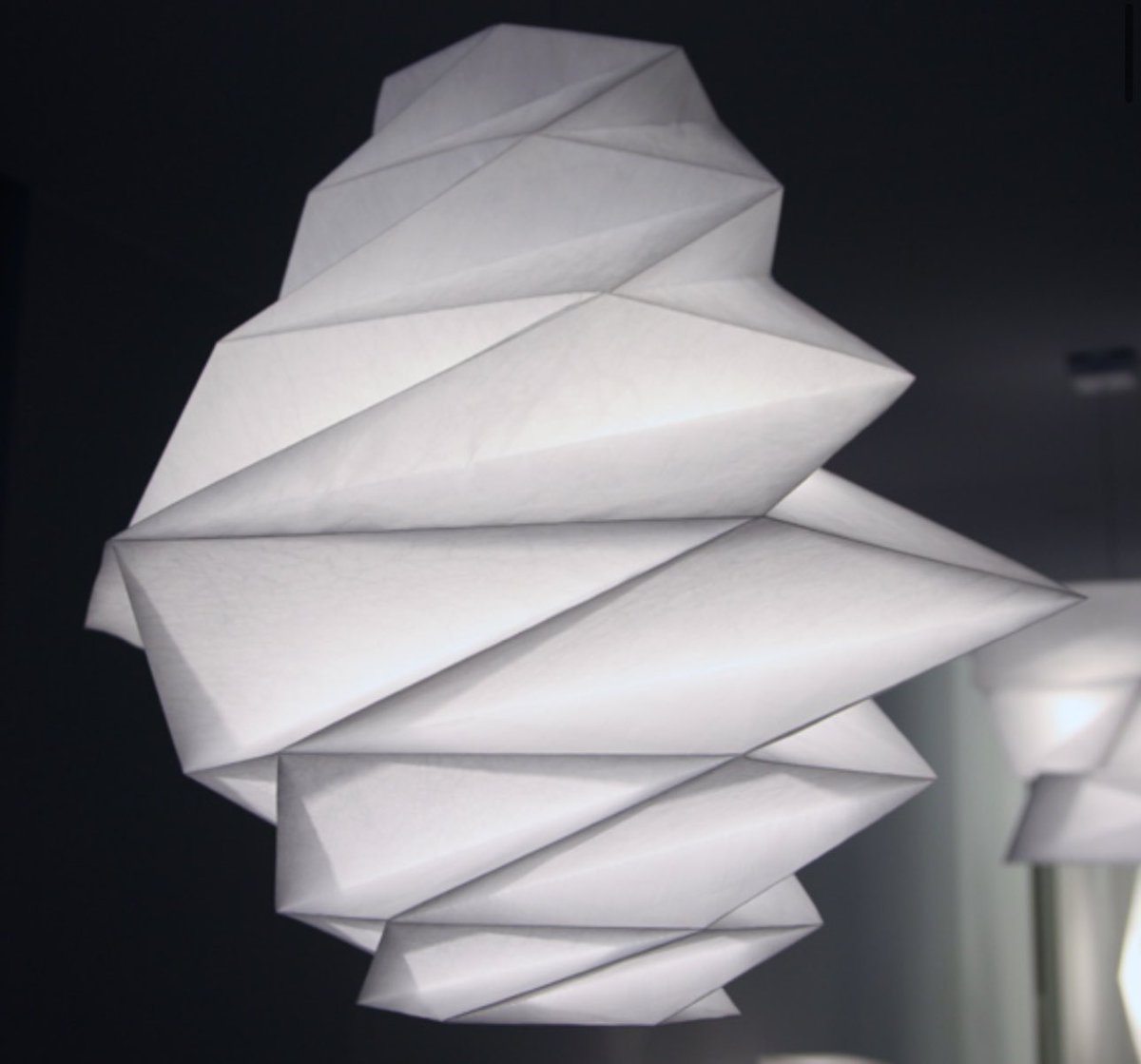 Ibiza hotel vibes: Issey Miyake paper lamps on point!